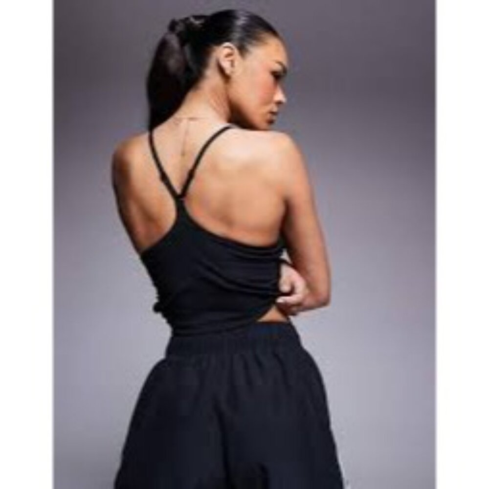 Nike Indy Women's Light support Sports Bra, Size XXL, Black - Picture 3 of 11